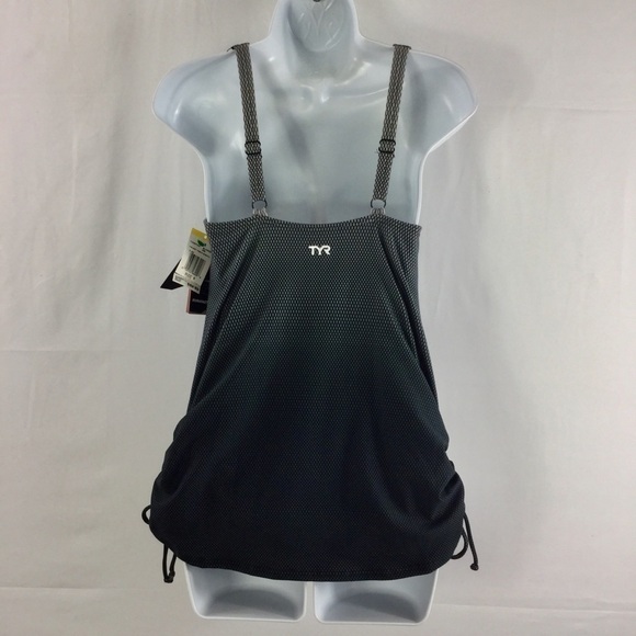 TYR Women's Fishnet V-Neck Sheath One Piece Swimsuit Size 6 NWT - Picture 8 of 13